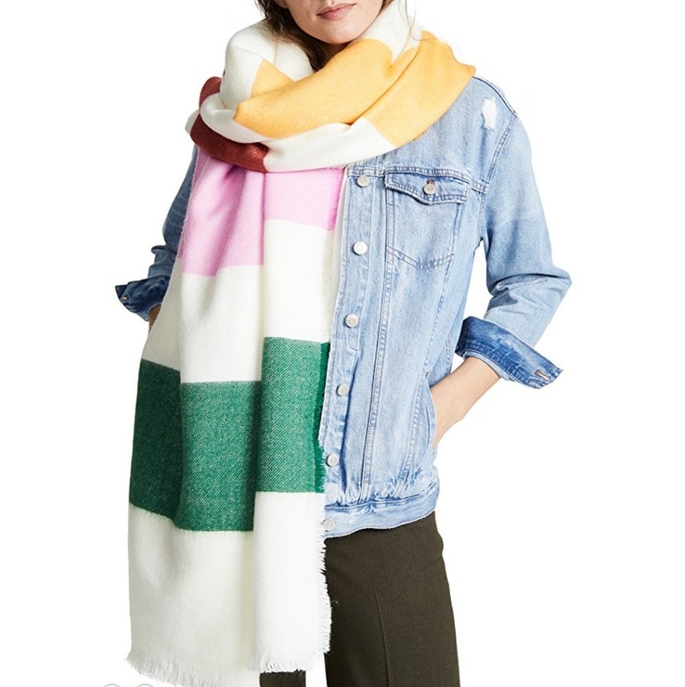Madewell striped scarf